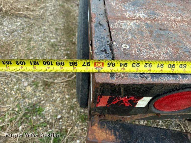 image for item DV1879 1989 Transcraft drop deck equipment trailer