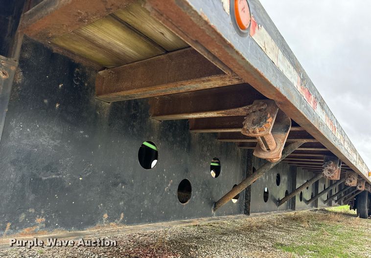 image for item DV1879 1989 Transcraft drop deck equipment trailer