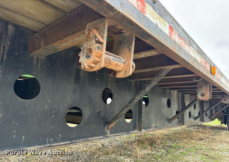 image for item DV1879 1989 Transcraft drop deck equipment trailer