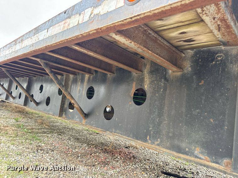 image for item DV1879 1989 Transcraft drop deck equipment trailer