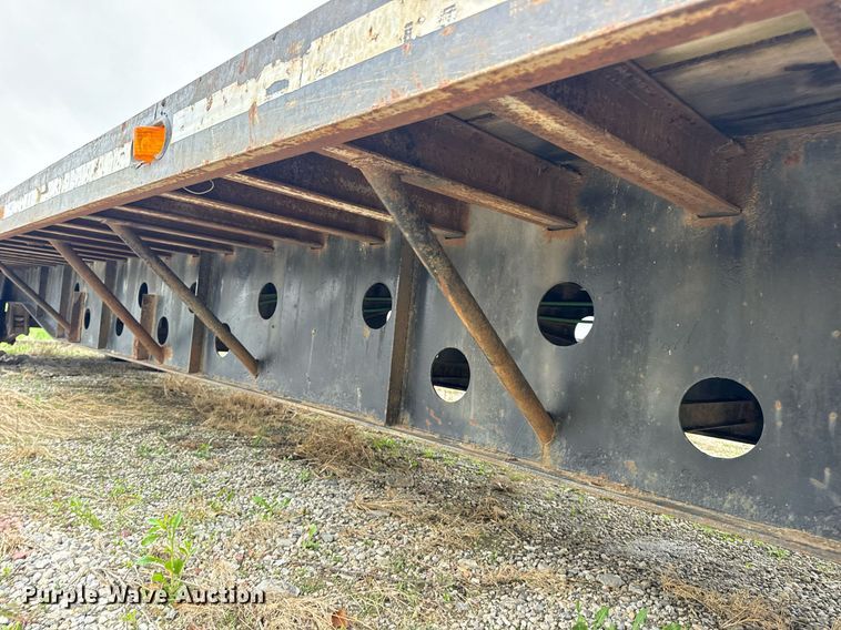 image for item DV1879 1989 Transcraft drop deck equipment trailer