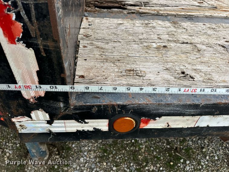 image for item DV1879 1989 Transcraft drop deck equipment trailer