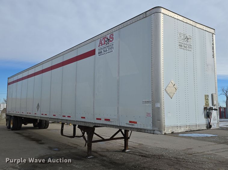 image for item DW3191 2007 Wabash National TRA/REM Van DVCVHPC dry van trailer