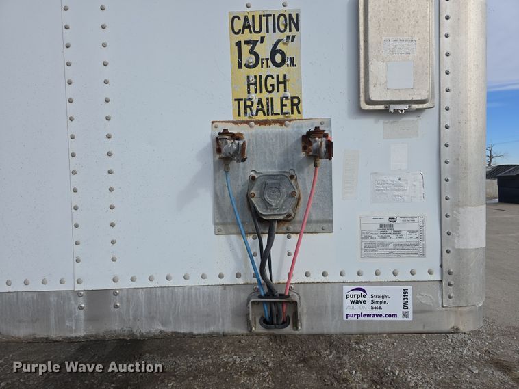 image for item DW3191 2007 Wabash National TRA/REM Van DVCVHPC dry van trailer