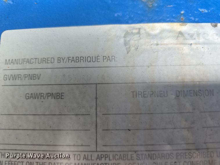 image for item DW3223 2005 Aztec Trailers Inc. drop deck trailer