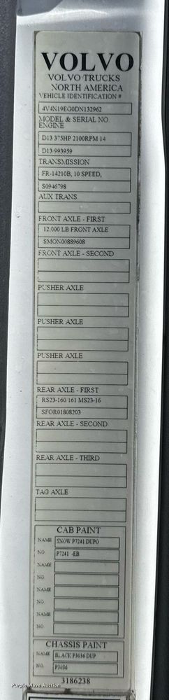 image for item EG2576 2013 Volvo Truck VNL semi truck