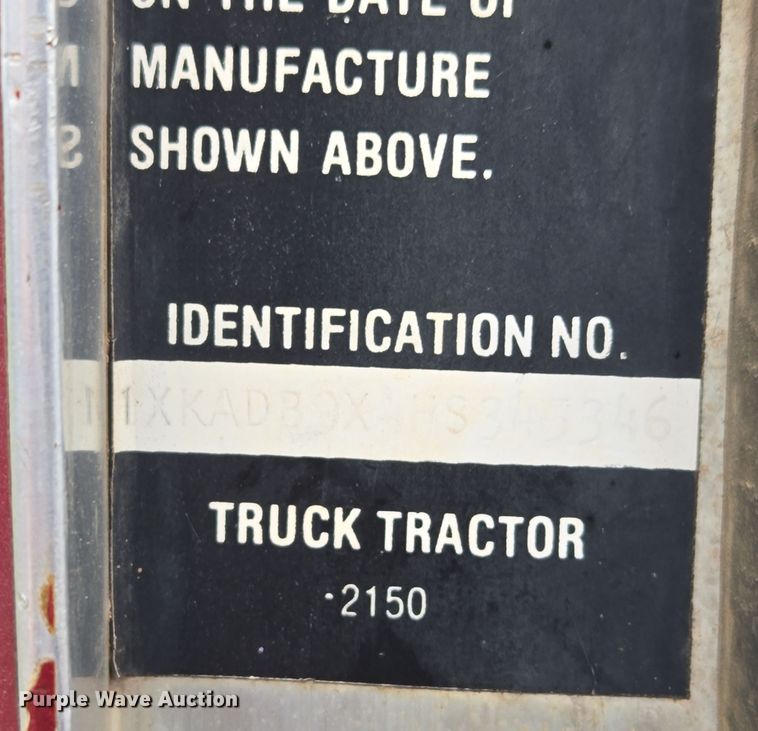 image for item EJ8431 1987 Kenworth winch truck