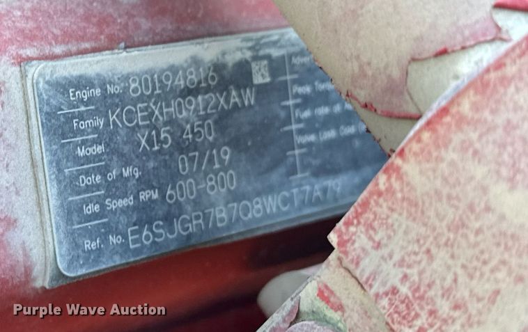 image for item EJ8569 2020 Kenworth T680 semi truck