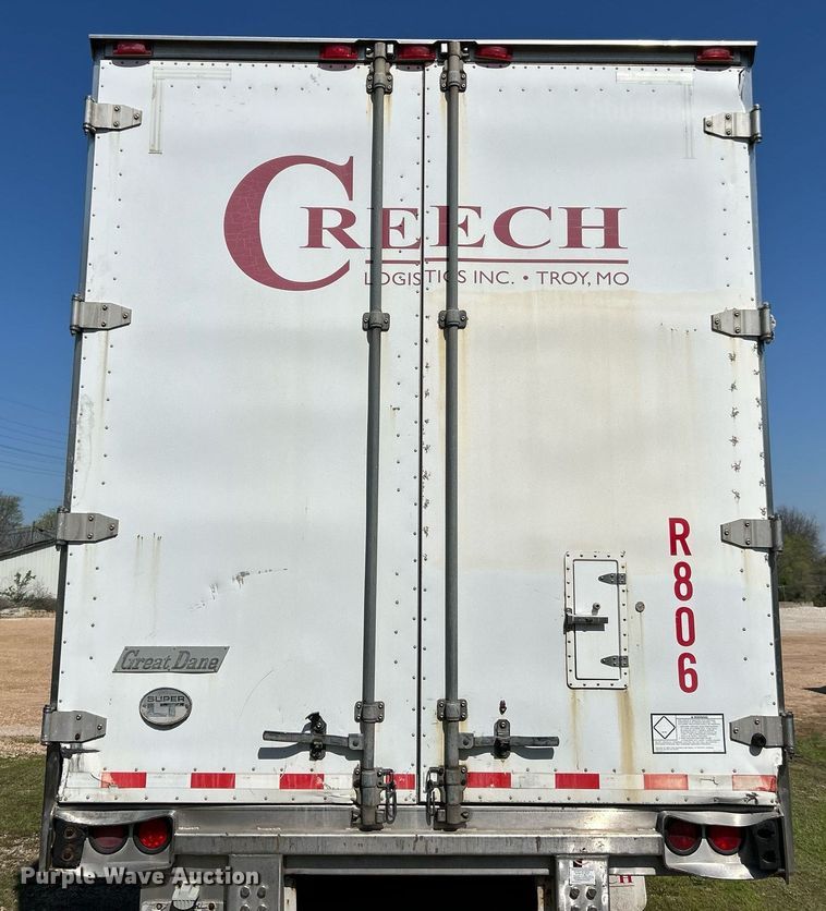 image for item EK2845 2008 Great Dane refrigerated van trailer