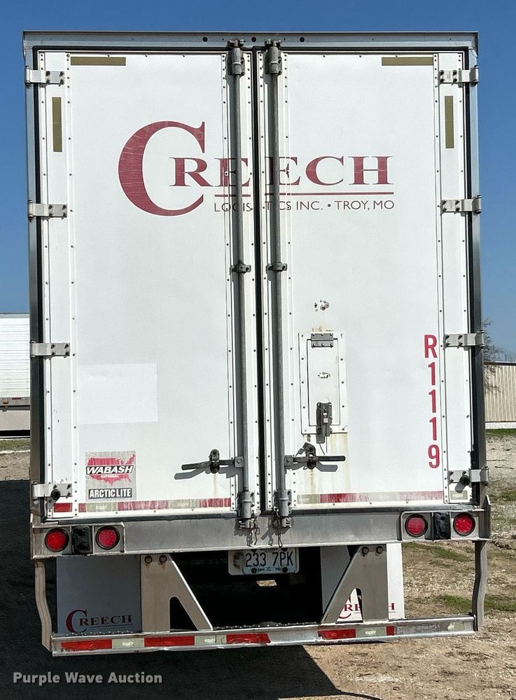 image for item EK2846 2011 Wabash refrigerated van trailer