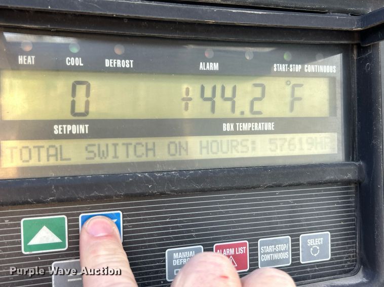 image for item EK2846 2011 Wabash refrigerated van trailer