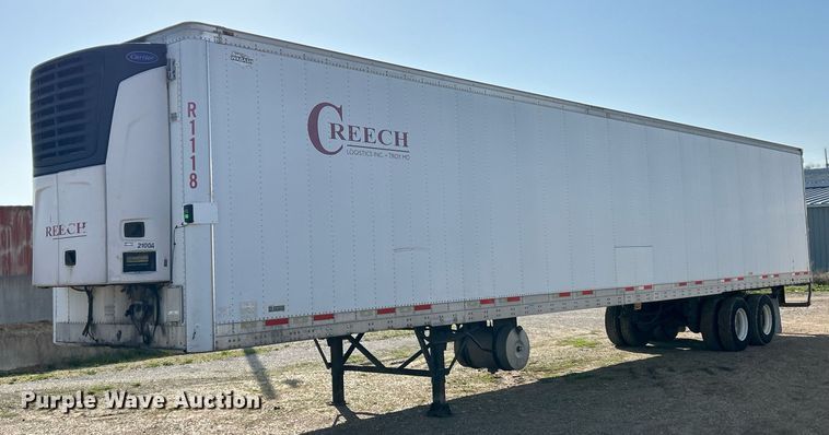image for item EK2849 2011 Wabash refrigerated van trailer
