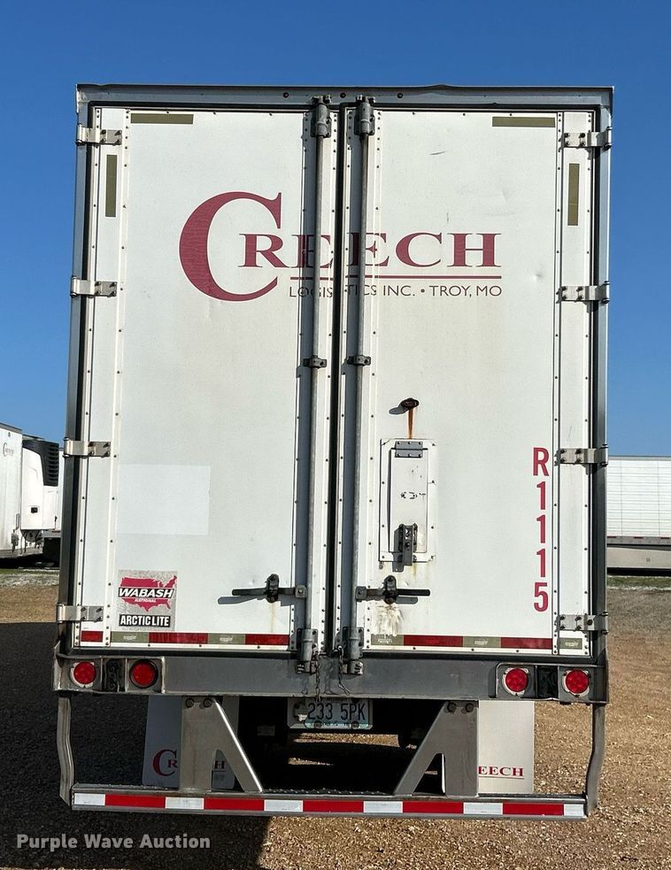 image for item EK2850 2011 Wabash refrigerated van trailer