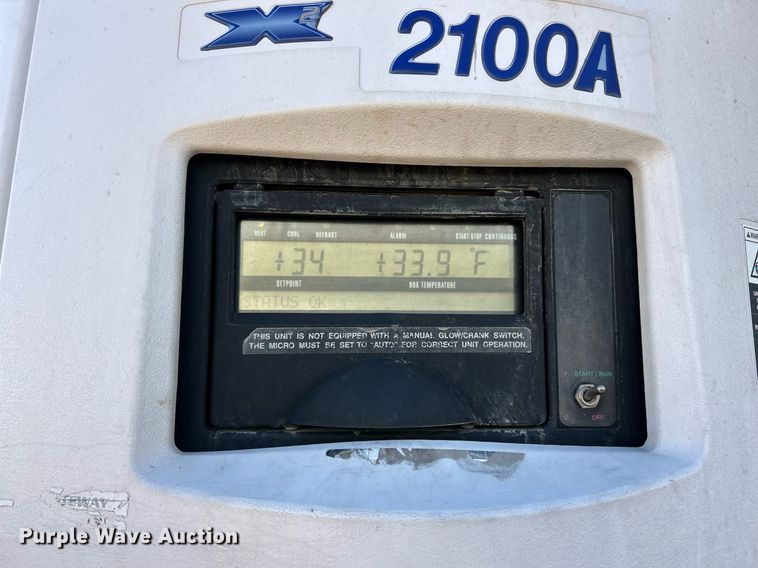 image for item EK2850 2011 Wabash refrigerated van trailer