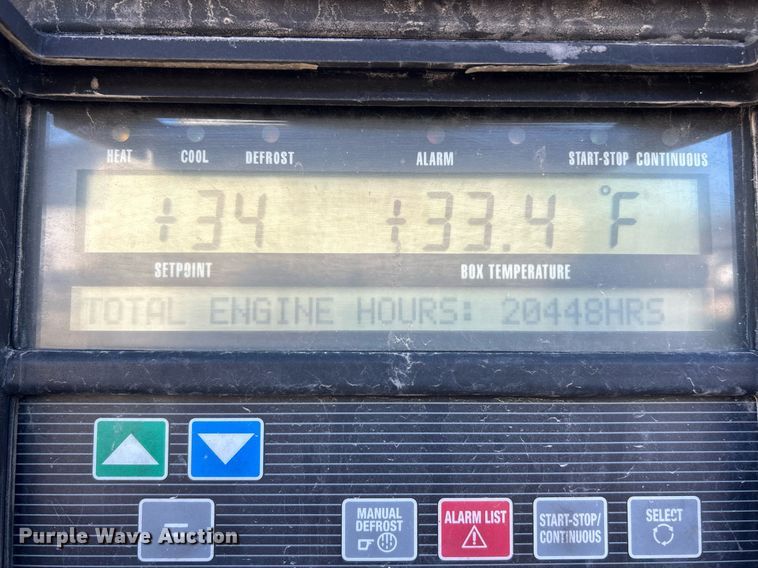 image for item EK2850 2011 Wabash refrigerated van trailer