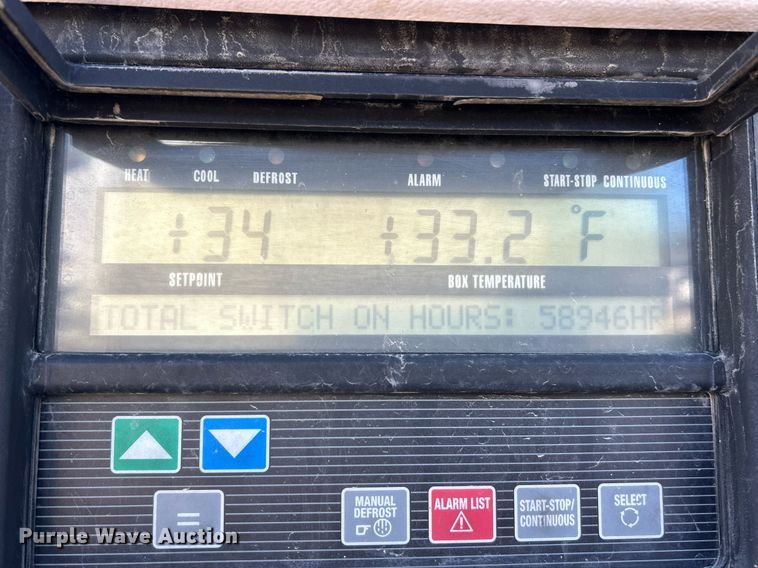 image for item EK2850 2011 Wabash refrigerated van trailer