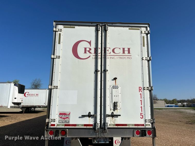 image for item EK2850 2011 Wabash refrigerated van trailer