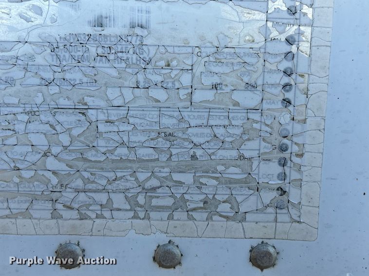 image for item EK2850 2011 Wabash refrigerated van trailer