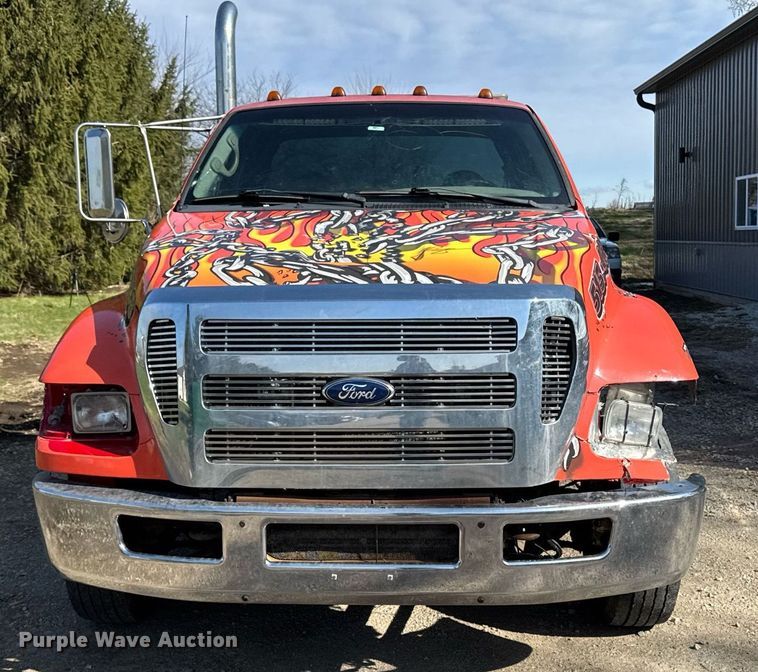 image for item EM3754 2007 Ford F650 Super Duty rollback truck