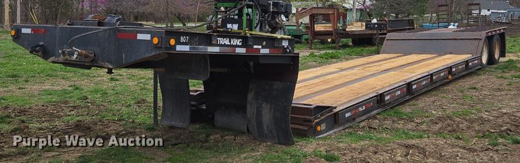image for item EQ6982 1998 Trail King TK70DGHT-532 lowboy equipment trailer