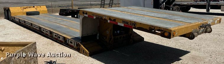 image for item ER8951 2012 Trail King TK54MG-482 lowboy equipment trailer