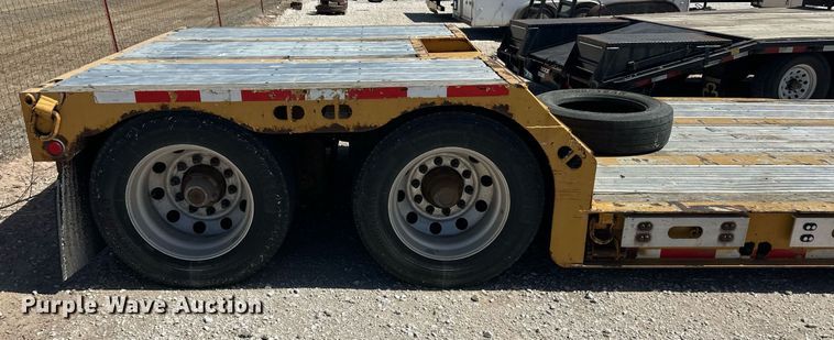 image for item ER8951 2012 Trail King TK54MG-482 lowboy equipment trailer