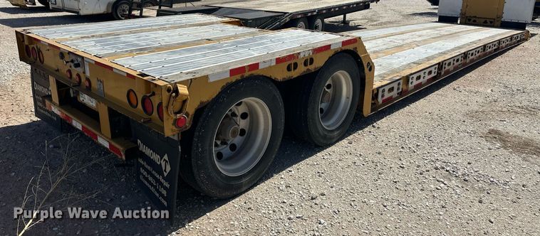 image for item ER8951 2012 Trail King TK54MG-482 lowboy equipment trailer