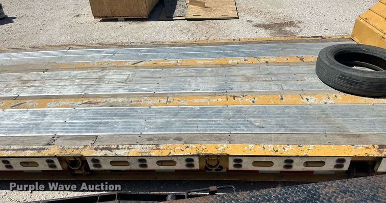 image for item ER8951 2012 Trail King TK54MG-482 lowboy equipment trailer