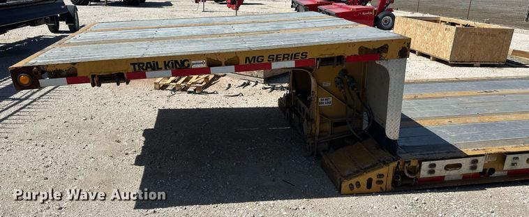 image for item ER8951 2012 Trail King TK54MG-482 lowboy equipment trailer