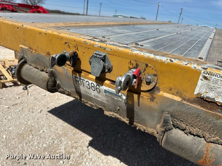 image for item ER8951 2012 Trail King TK54MG-482 lowboy equipment trailer