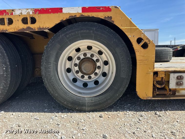 image for item ER8951 2012 Trail King TK54MG-482 lowboy equipment trailer