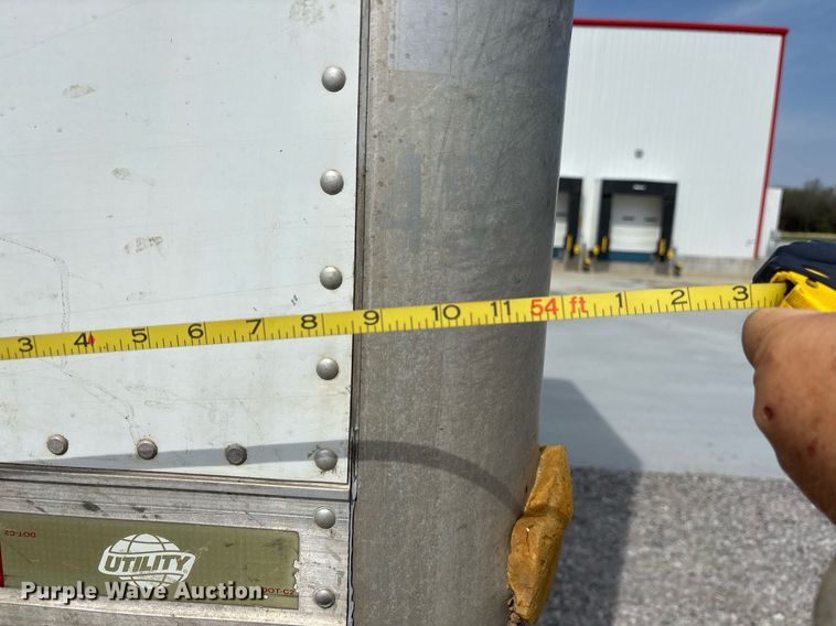 image for item OB9608 2009 Utility dry van trailer