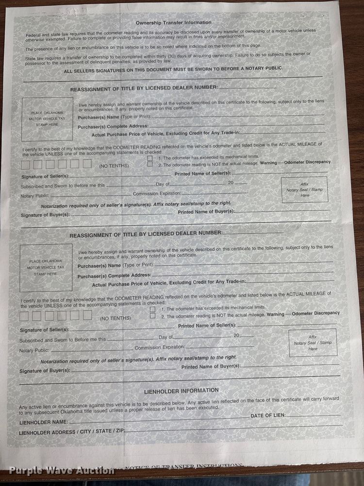 image for item OB9608 2009 Utility dry van trailer