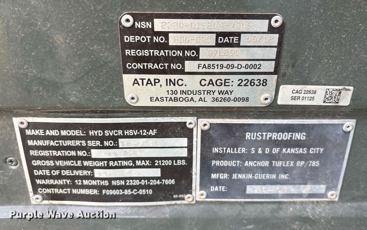 image for item OB9613 1987 Chevrolet C6500 fuel / lube truck