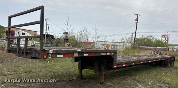 image for item OB9617 1981 Vulcan FTD-65 VT-5822 drop deck trailer
