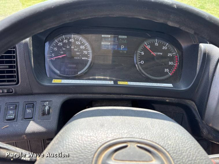 image for item OB9626 2017 Hino 258/268 flatbed truck