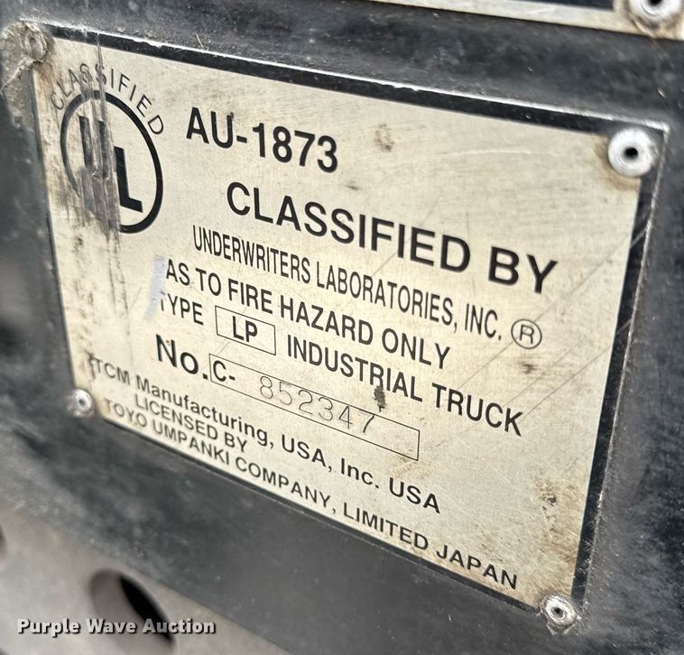 image for item DH9914 TCM FCG20 forklift