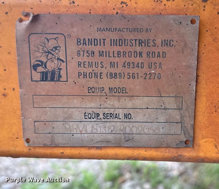 image for item DM5683 2014 Bandit Intimidator 990 wood chipper