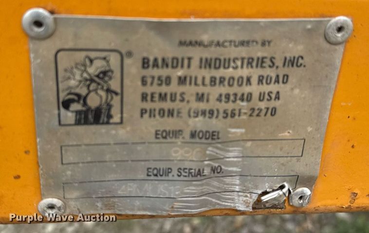 image for item DM5689 Bandit Intimidator 990 wood chipper
