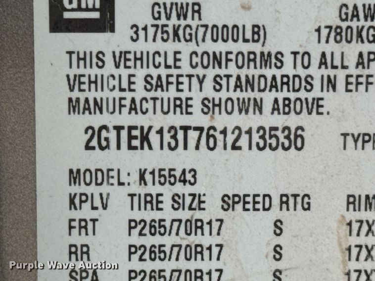 image for item DO0806 2006 GMC Sierra 1500 SLT Crew Cab pickup truck