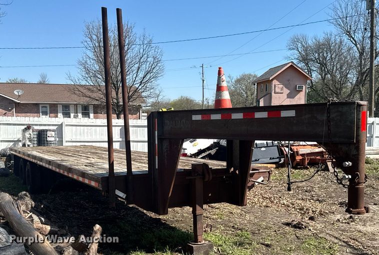 image for item DO0823 1988 Trailmann flatbed trailer