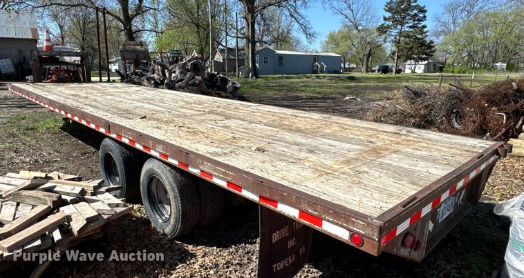 image for item DO0823 1988 Trailmann flatbed trailer