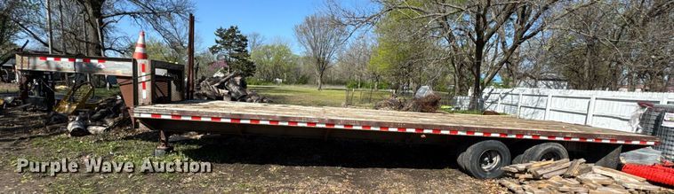 image for item DO0823 1988 Trailmann flatbed trailer