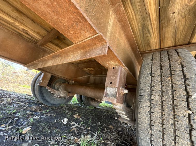 image for item DO0823 1988 Trailmann flatbed trailer