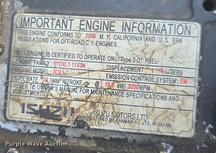 image for item DO7873 1983 Ford CL25 skid steer loader