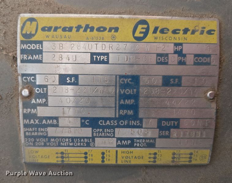 image for item DP6281 1965 Kellogg-American B462BL air compressor