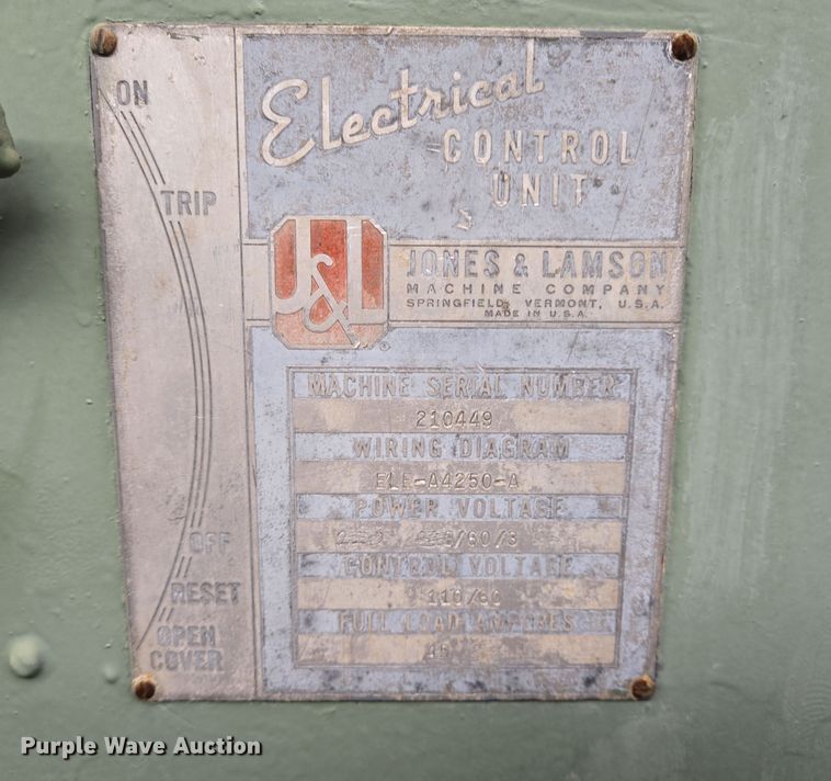 image for item DT4819 Jones & Lamson universal turret lathe