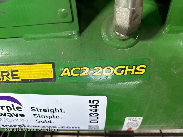 image for item DU3445 John Deere AC2-20GHS air compressor