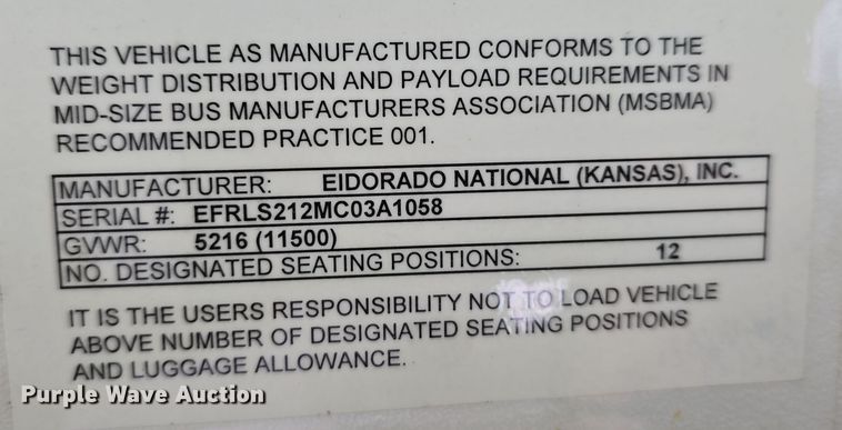 image for item DW3129 2012 Ford Econoline E350 party bus