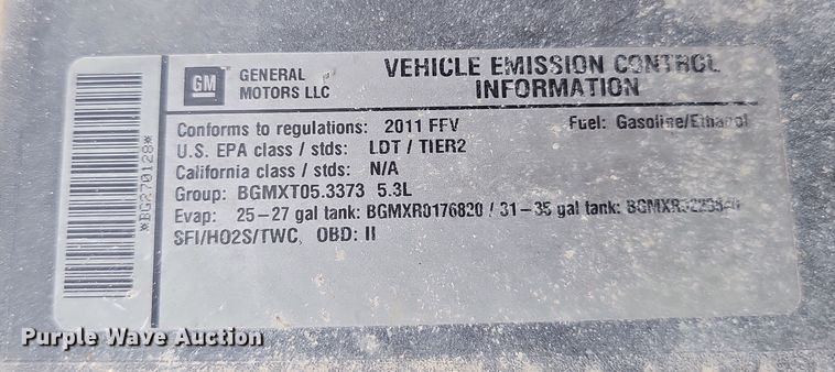 image for item DW3247 2011 Chevrolet Silverado 1500 Crew Cab pickup truck